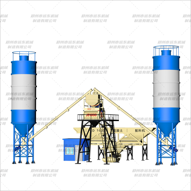 HZS50（1000+2倉）混凝土攪拌站(圖2)